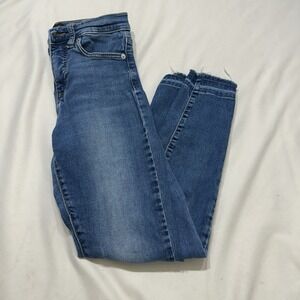 Banana Republic Womens Jeans Size 26 P Premium‎ Denim Mid Rise Skinny Ankle
